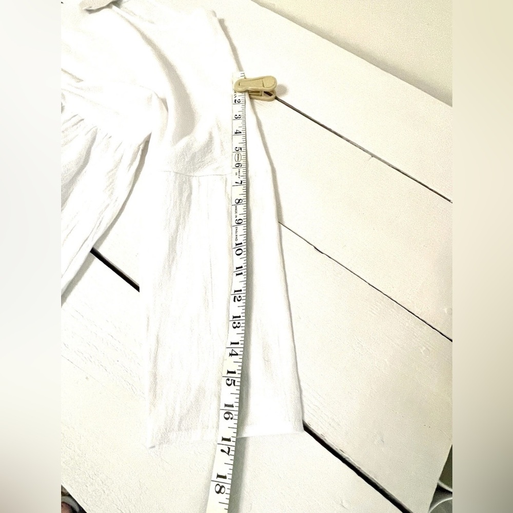 By Made With ❤️ Floral Wayercolor White Women's Top - Picture 12 of 12